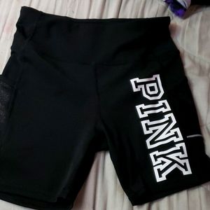 Pink biker shorts